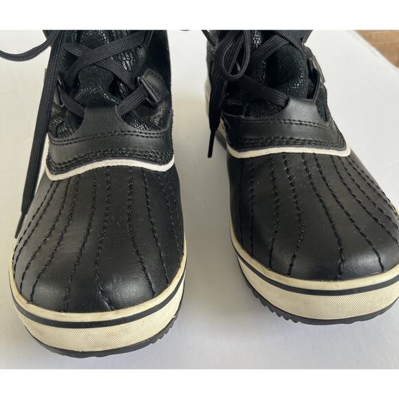 Sorel boots Tivoli III Women’s Size 9 Black Leather Waterproof winter warm - Picture 12 of 16
